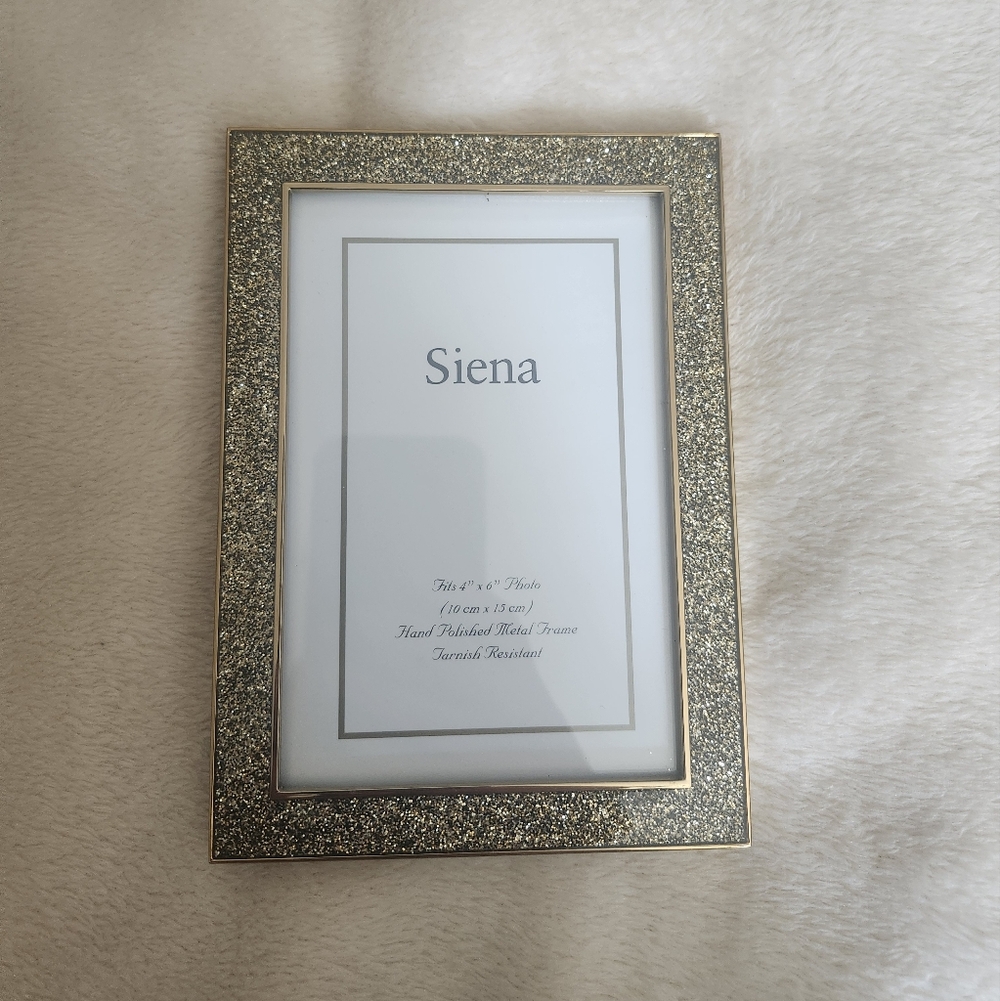 Gold Sparkle Picture Frame 4x6